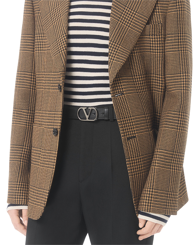 Valentino Garavani Men's Logo Buckle Belt
