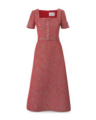 Square Neck A Line Dress