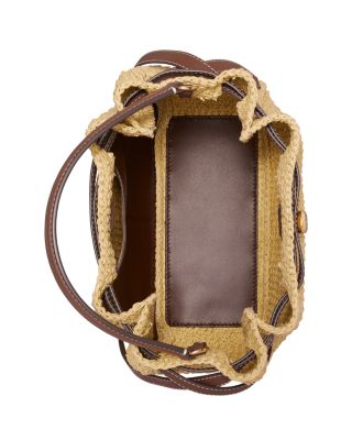 Romy Straw Bucket Bag