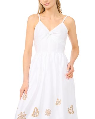 Spaghetti Strap Twist Bodice Dress