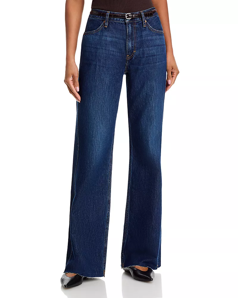Re/Done The Californian Mid Rise Jeans in Dark Santa Cruz