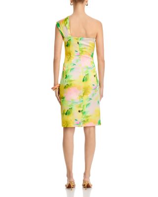 One Shoulder Sheath Dress