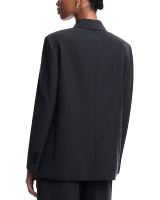 Double Breasted Shawl Lapel Blazer