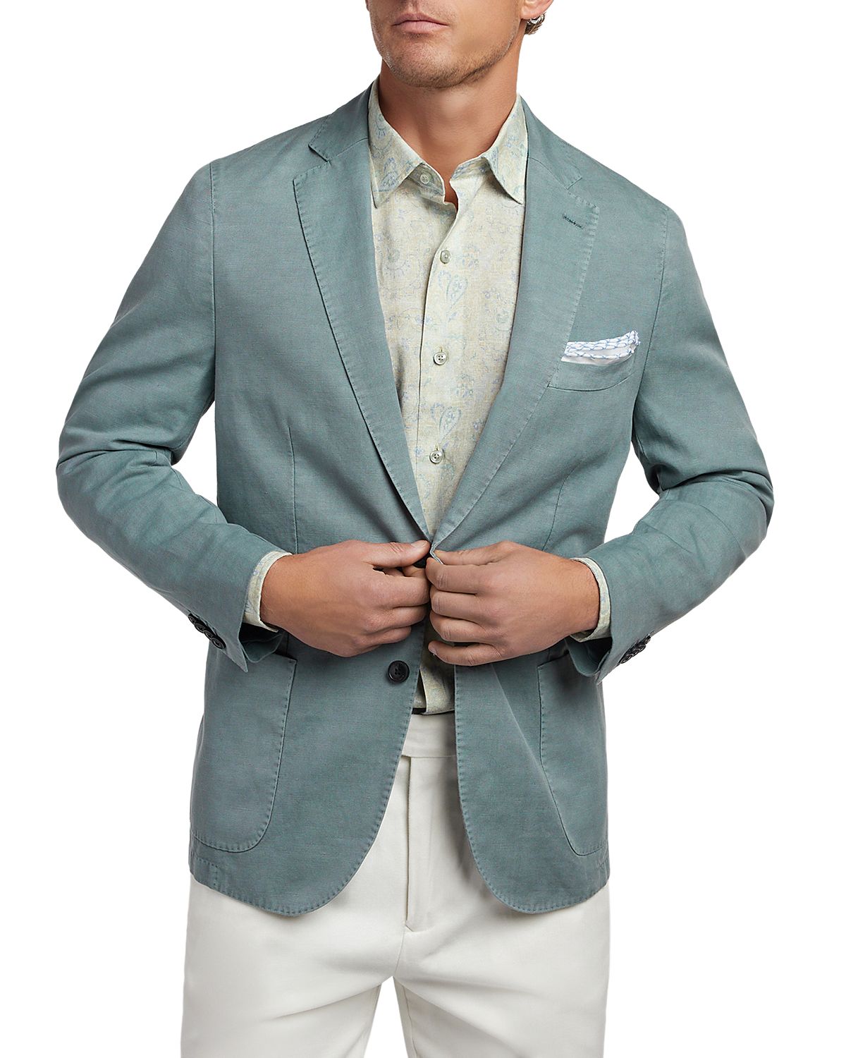 David Donahue Jackson Cotton Linen Sport Coat
