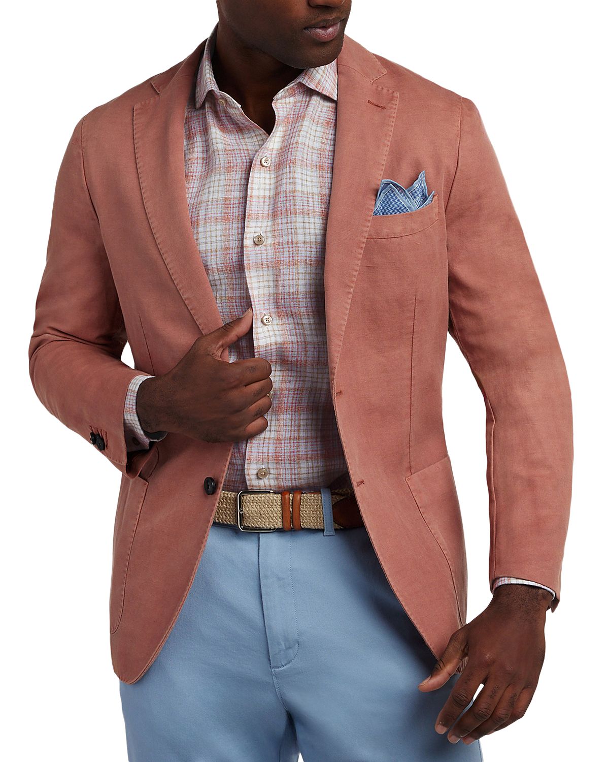 David Donahue Jackson Cotton Linen Sport Coat