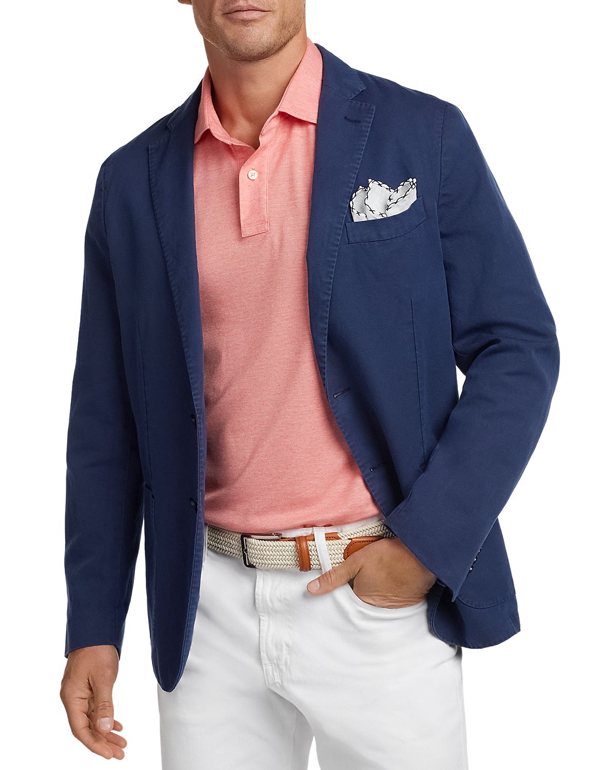David Donahue Jackson Cotton Linen Sport Coat