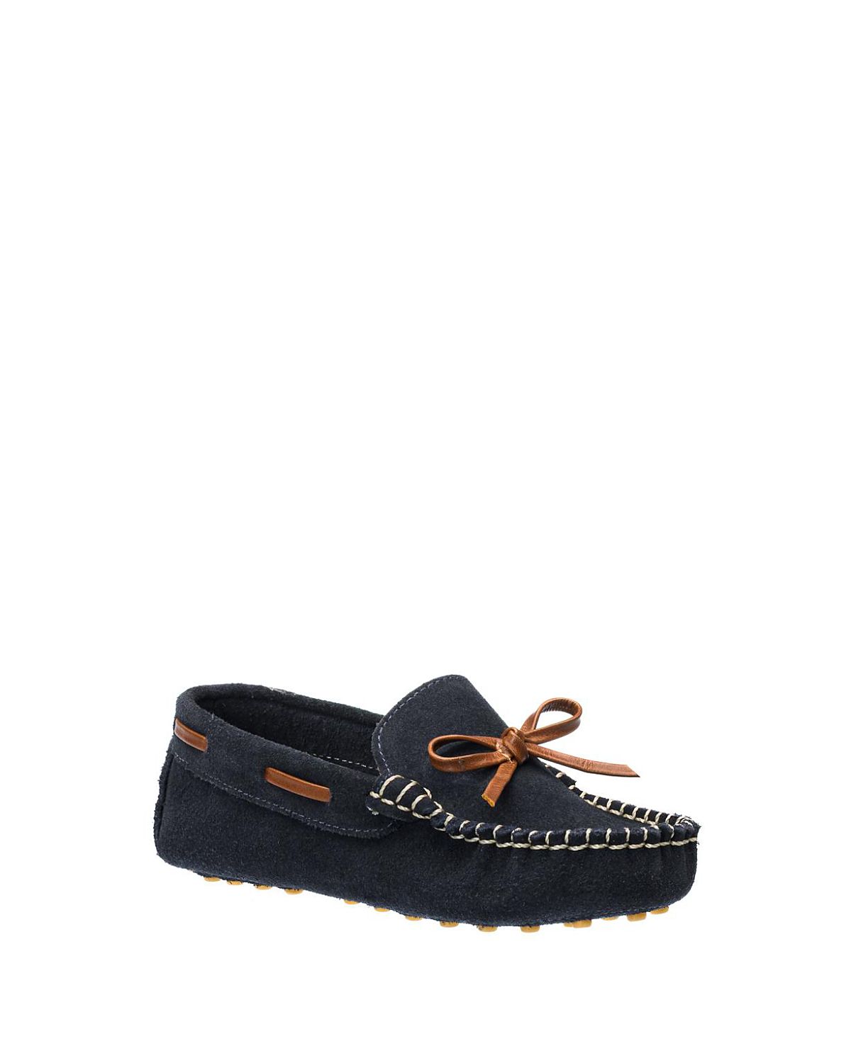 Elephantito Boys' Contrasting Stitching Driver Loafer - Toddler, Little Kid, Big Kid