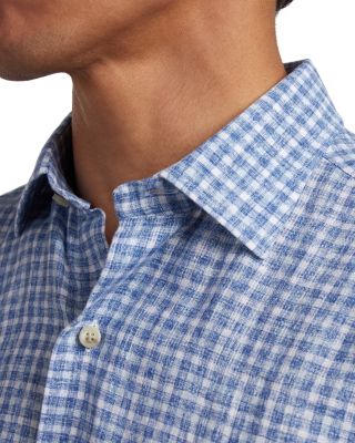 Linen Check Short Sleeve Shirt