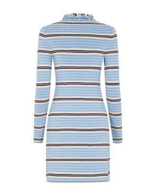 Striped Chain Mini Dress