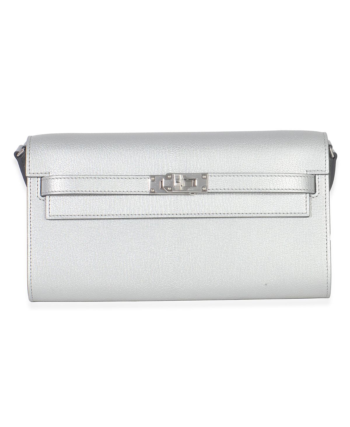 Pre-Owned HERMES Kelly Wallet To Go Leather Handbag