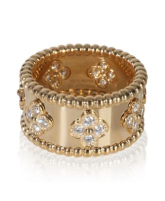 Perlee Clover 18k Yellow Gold Ring