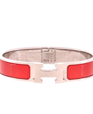 Narrow Clic H Bracelet Enamel
