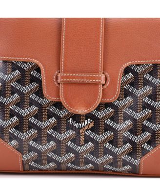 Mini Saigon Top Handle Bag Coated Canvas with Leather