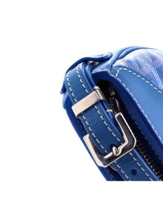 Hirondelle Shoulder Bag Coated Canvas and Leather