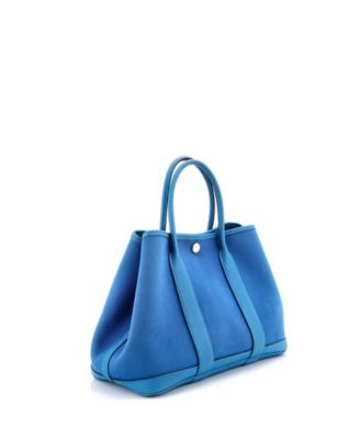 30 Garden Party Tote Toile and Leather