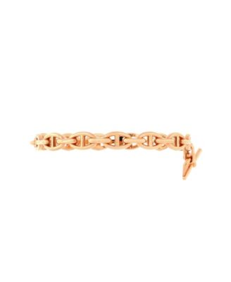 Chaine d'Ancre Enchainee Bracelet 18K Rose Gold