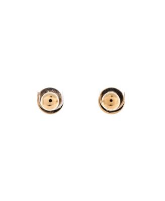 Love Stud Earrings 18K Gold