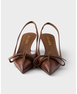  Women's Leather Slingback Pumps