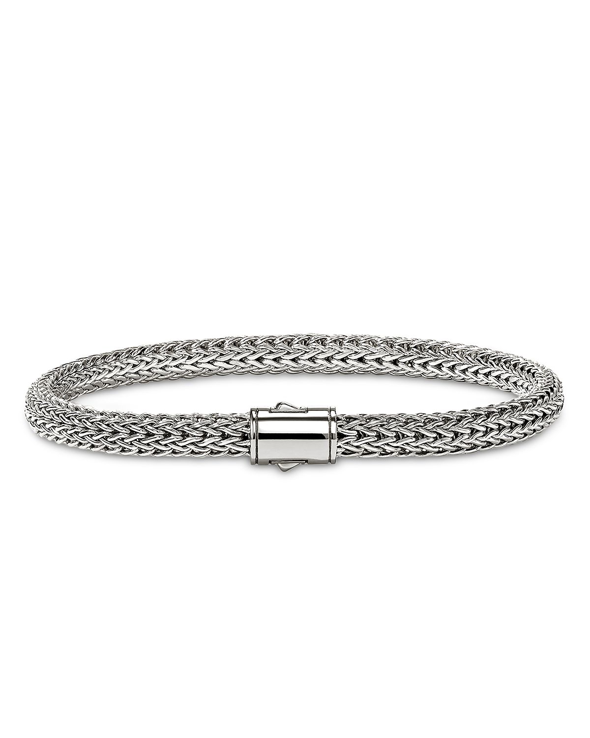 John Hardy Sterling Silver Icon Woven Chain Link Bracelet, 5mm
