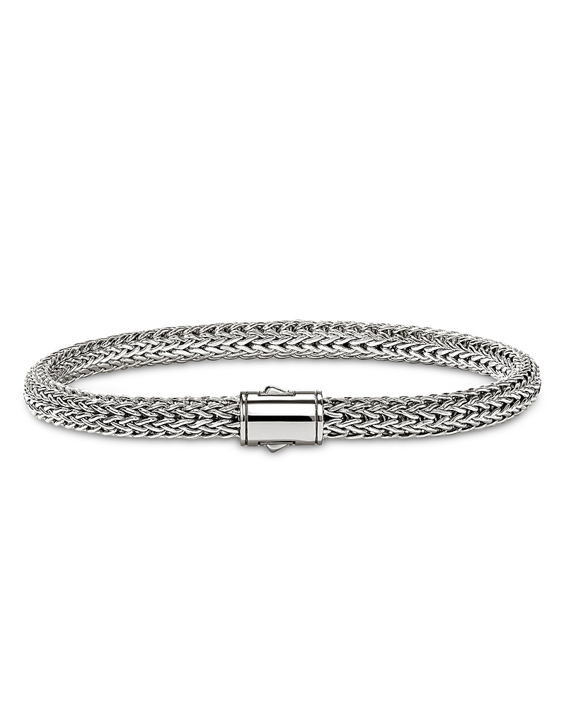 John Hardy Sterling Silver Icon Woven Chain Link Bracelet, 5mm