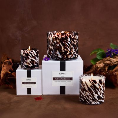 Saffron Sandalwood 3-Wick Candle, 30 oz.