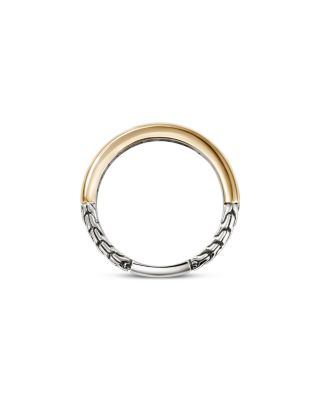 14K Yellow Gold & Sterling Silver JH Essentials Two-Tone Band