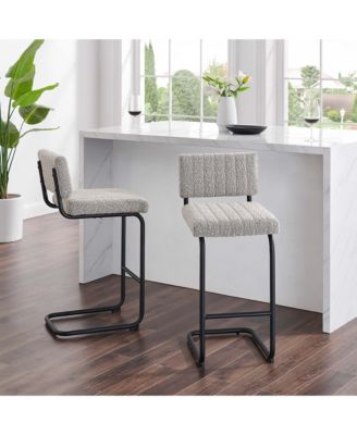  Parity Boucle Counter Stools Set of 2