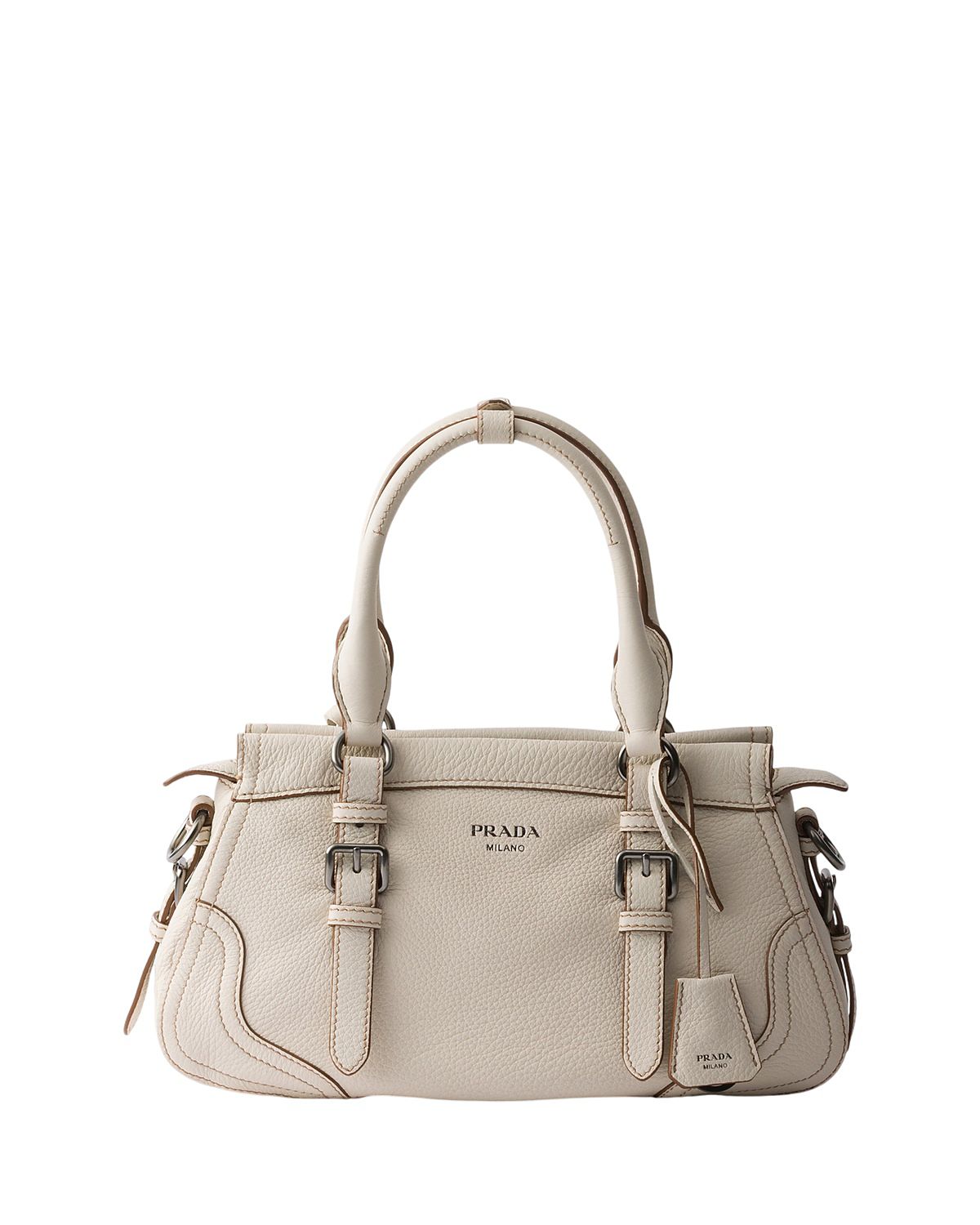 Prada Large Leather Tote Bag