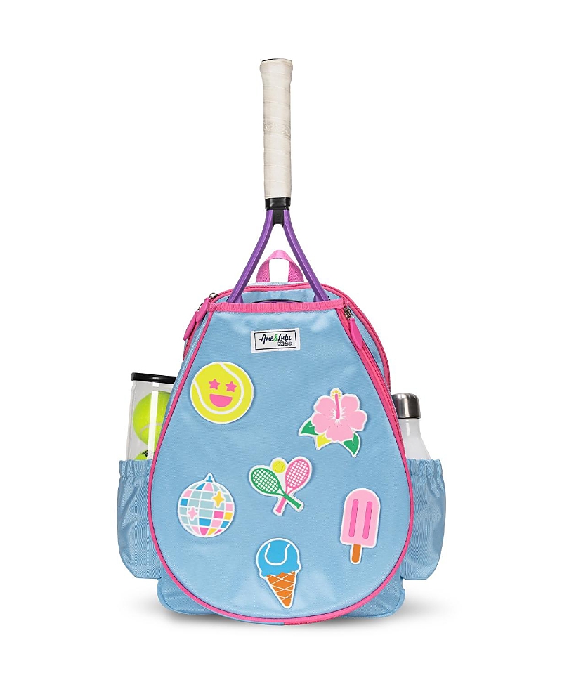 Ame & Lulu Girls' Little Patches Tennis Backpack/Disco & Friends-Little Kid, Big Kid