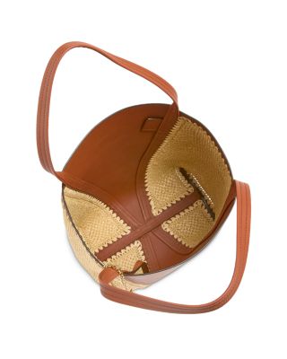 Medium Spin Raffia Tote Bag