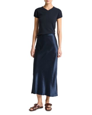 Side Slit Slip Skirt