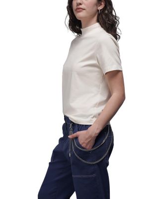  The Everyday Mock Neck Tee