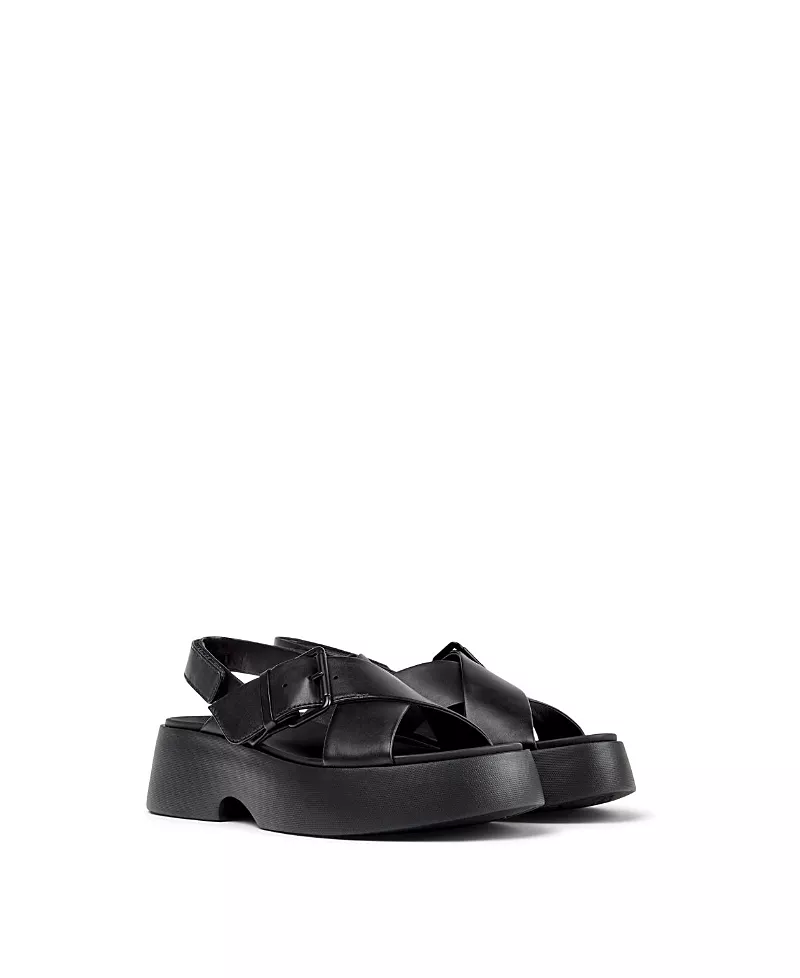 Camper Women's Tasha Leather X-Strap Sandal