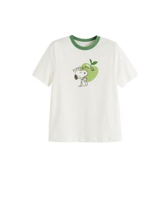  Women's Snoopy Apple T-Shirt