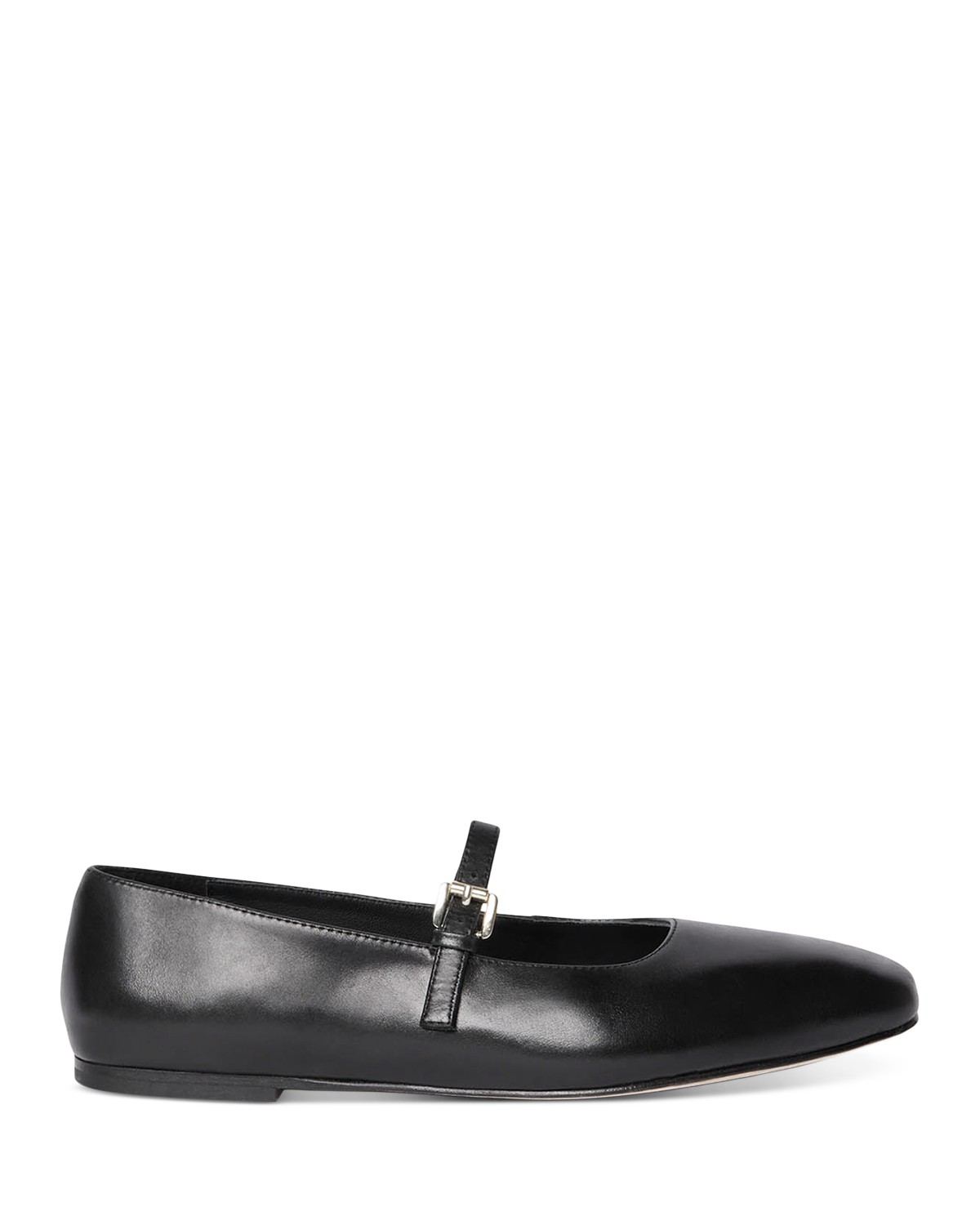 Leather Mary Jane Ballet Flats