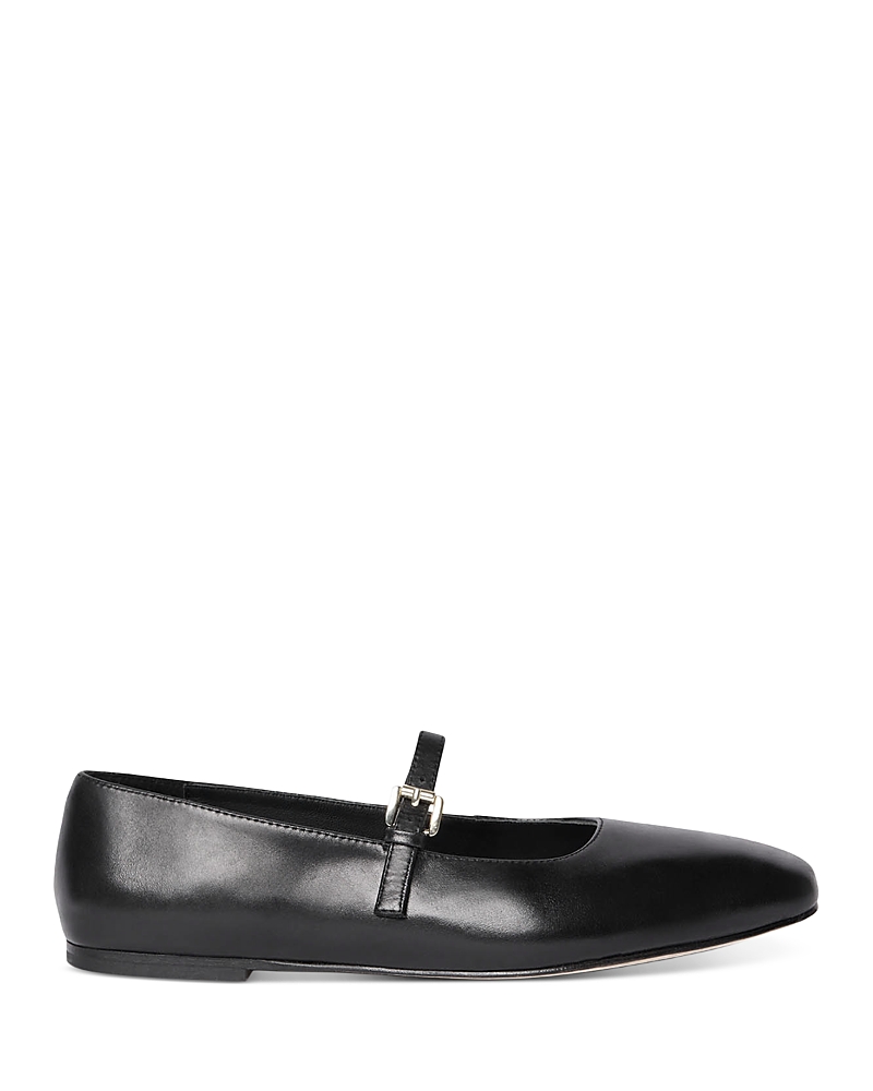 Whistles Women's Leather Mary Jane Ballet Flats