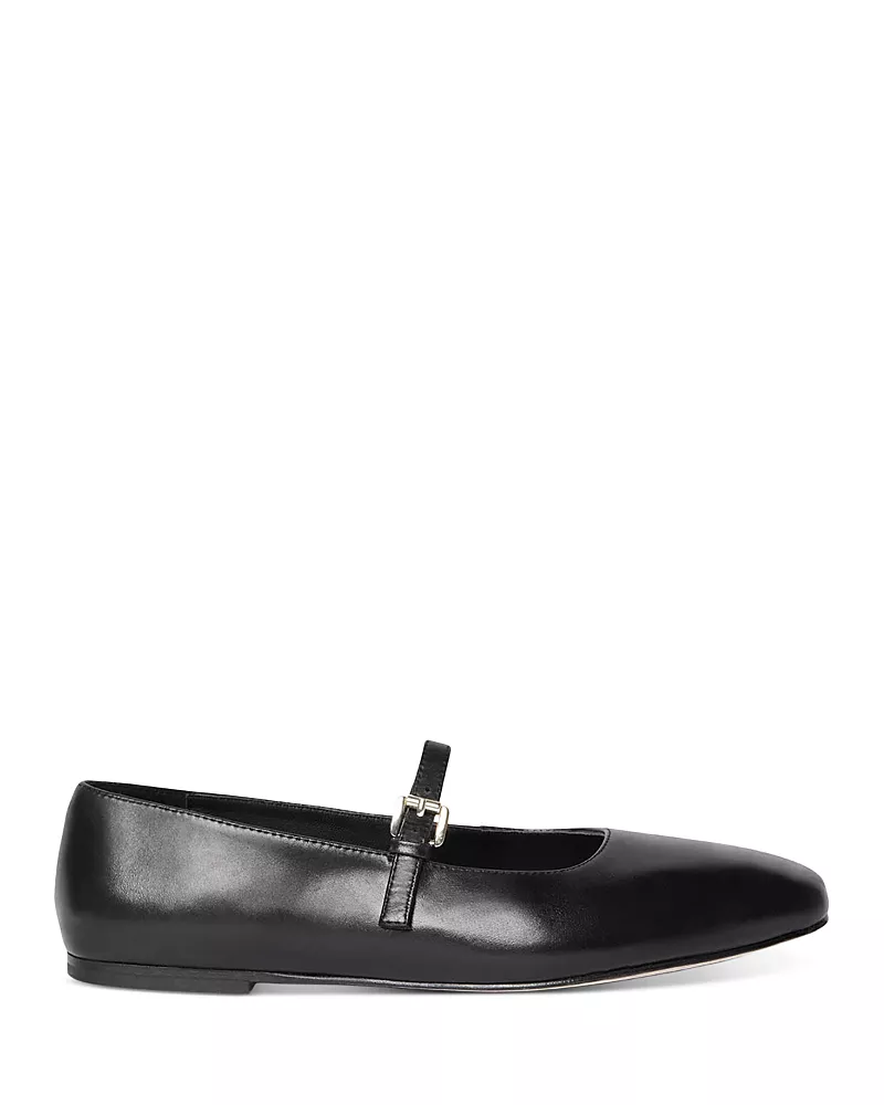 Whistles Women's Leather Mary Jane Ballet Flats