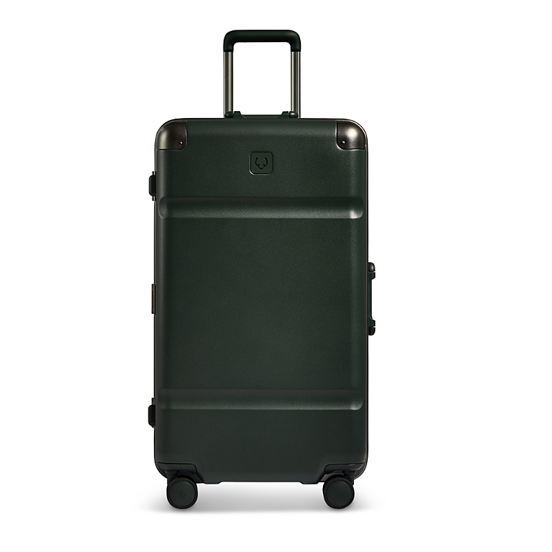 Antler Heritage Stripe Wheeled Trunk In Green