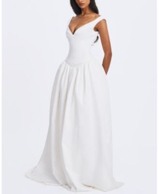  Siena Satin Sweetheart Wedding Gown