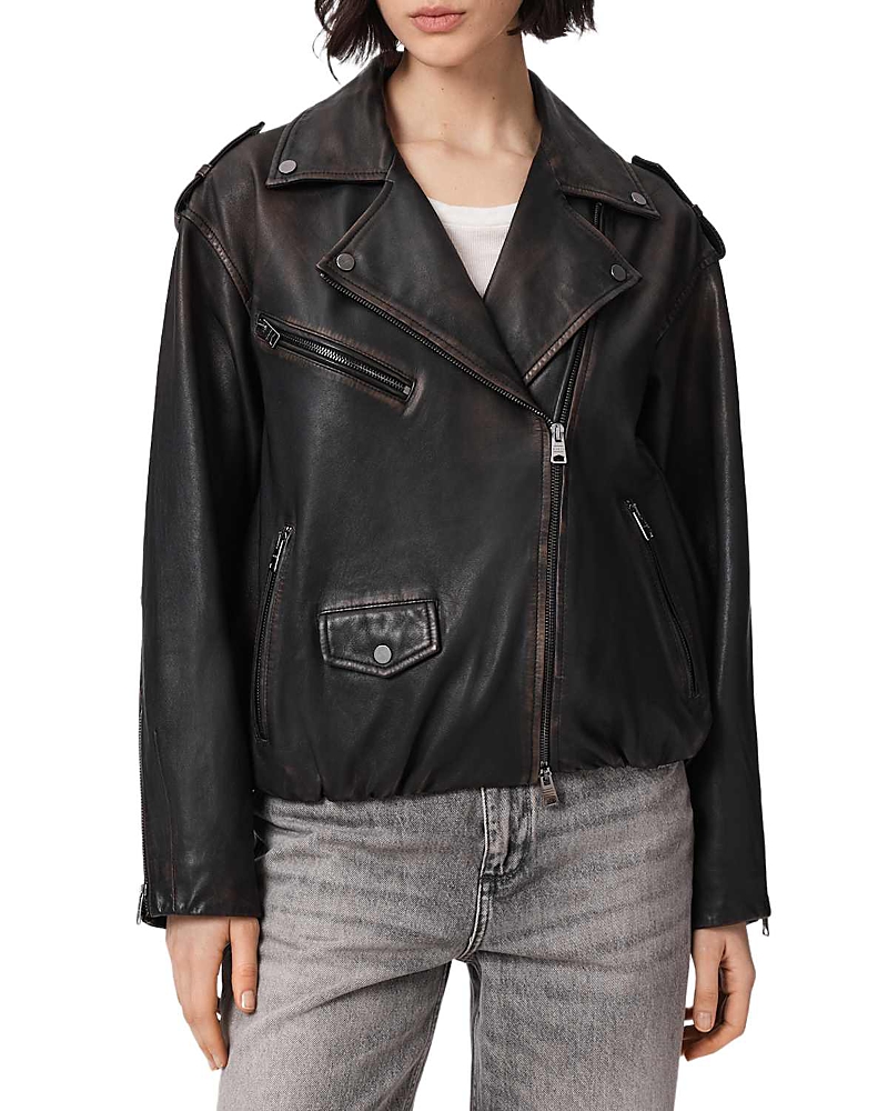 Allsaints Samina Leather Biker Jacket