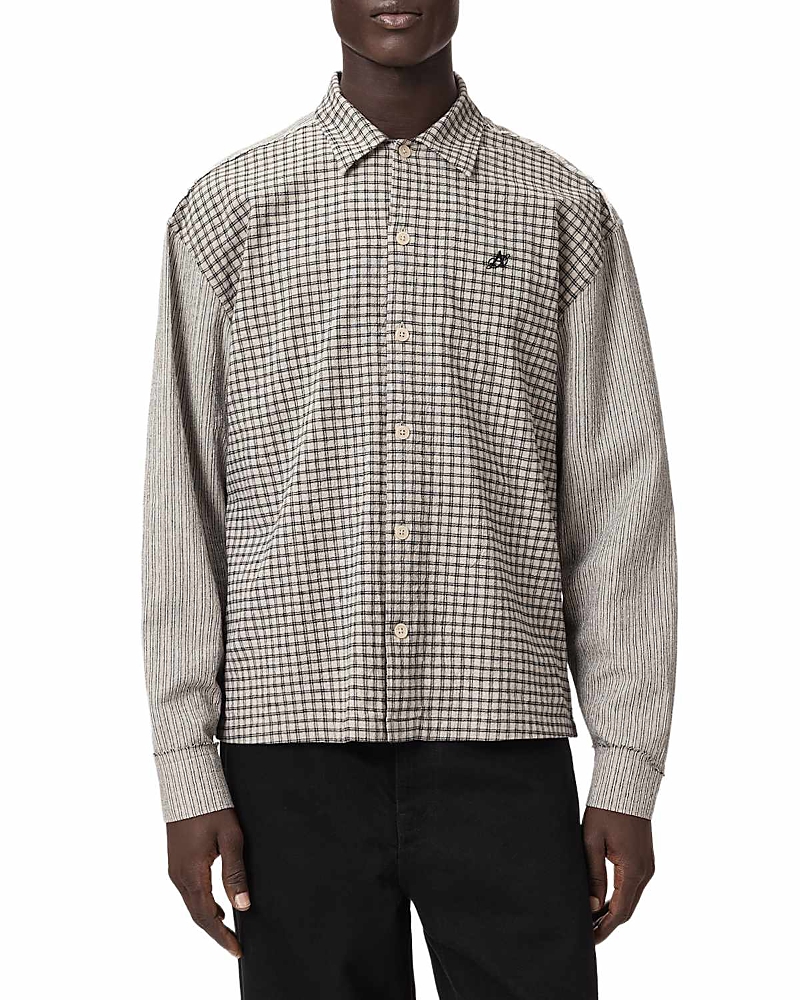 Allsaints Kage Check Stripe Shirt
