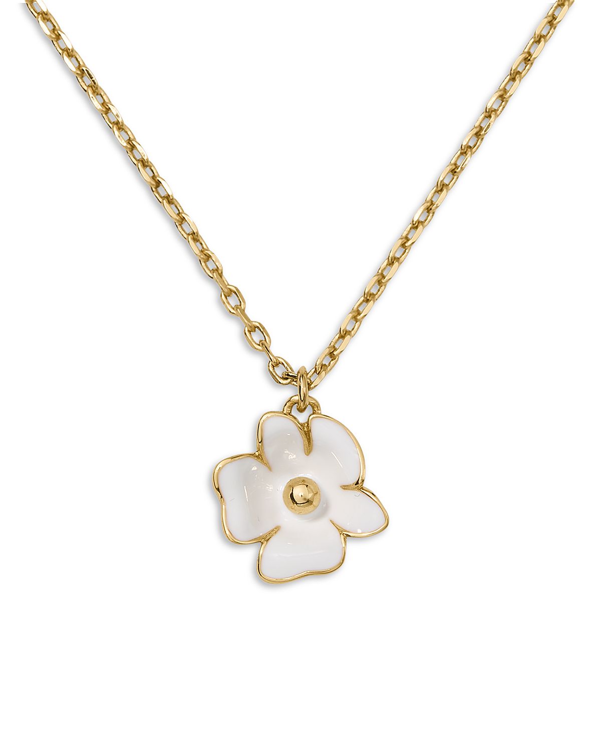 kate spade new york Golden Bloom Flower Pendant Necklace