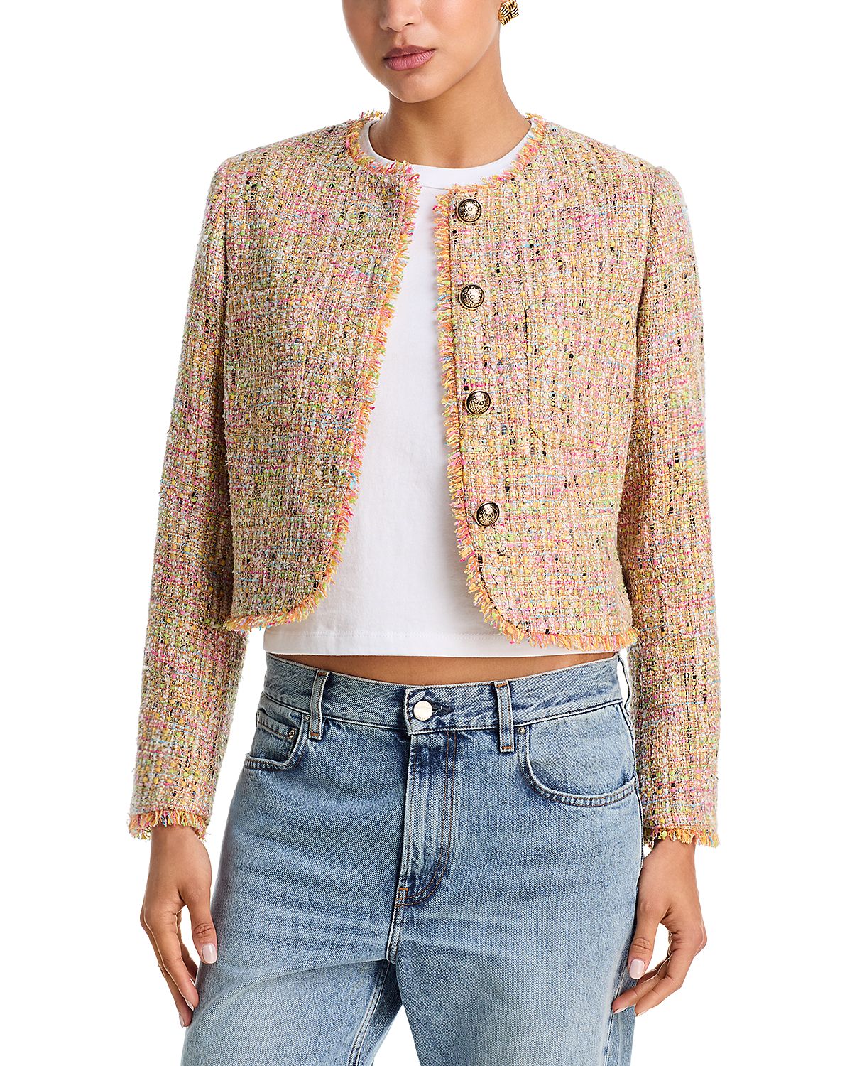 Aqua Tweed Blazer - Exclusive