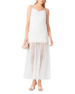 Taffeta & Lace Dress