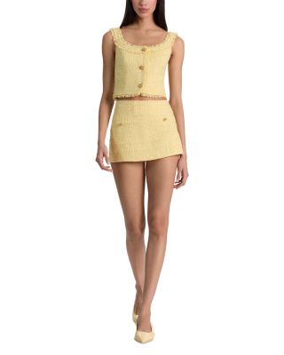 Shila Tweed Cropped Top