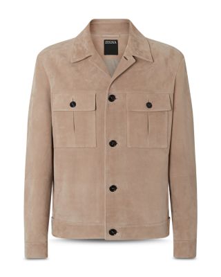 Sabbia Oasi Leather Blouson Jacket