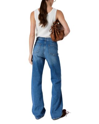 Alea High Rise Jeans in Blue