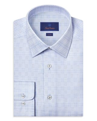 Trim Fit Dobby Check Dress Shirt