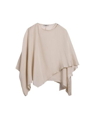  Fluid Cape Blouse