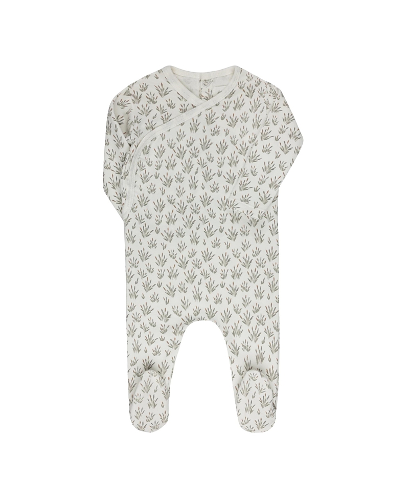 Ely's & Co. Unisex French Terry Blooms Collection Footie - Baby